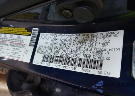 2006 Toyota Tacoma Prerunner V6 из США, поврежденный, VIN 3TMJU62N36M011925